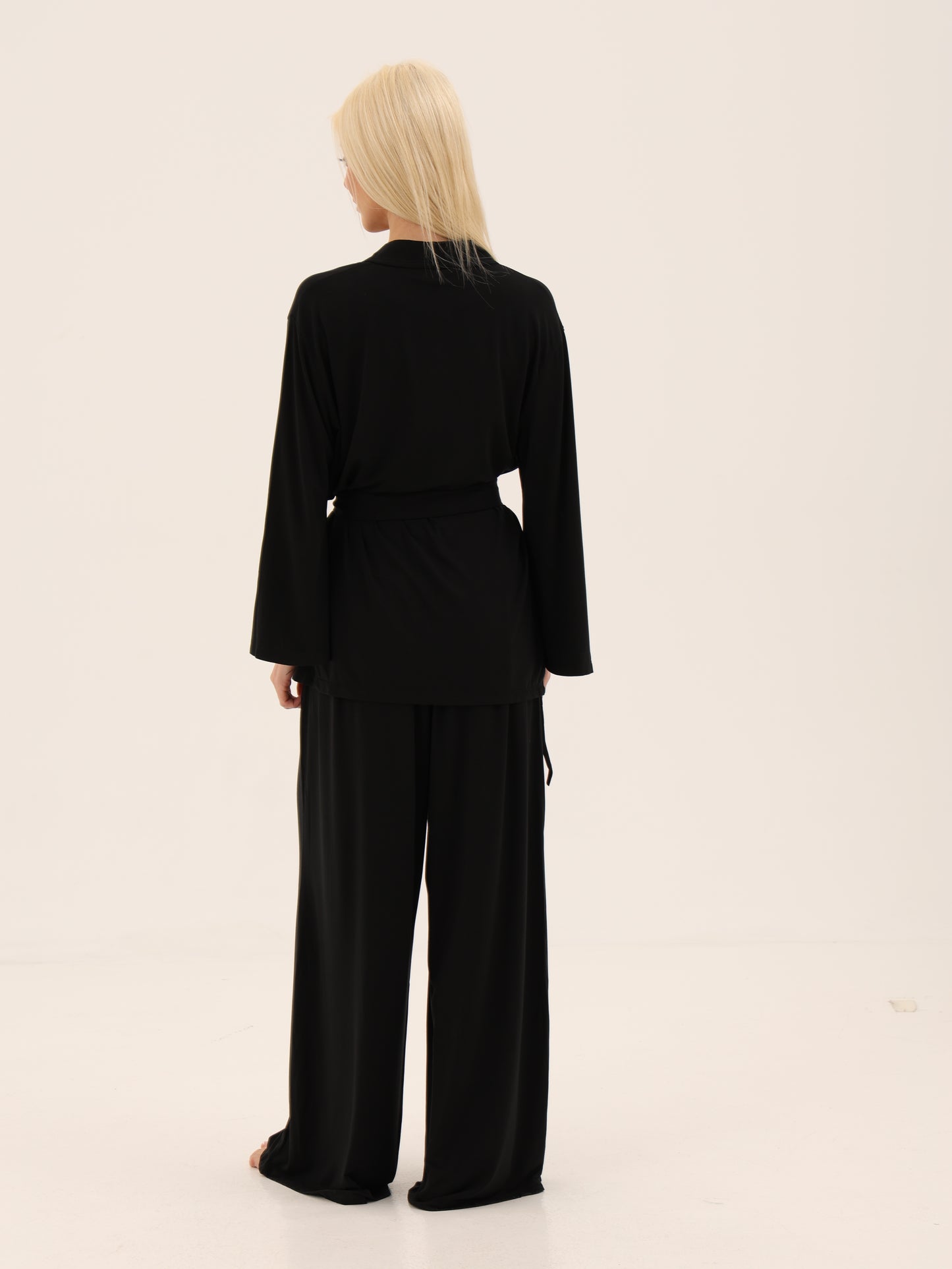 Lounge Kimono Robe Set - MIDNIGHT