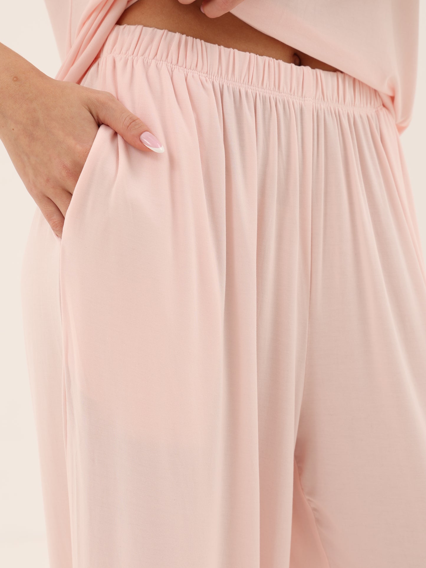 t- shirt set in Powder Blush
